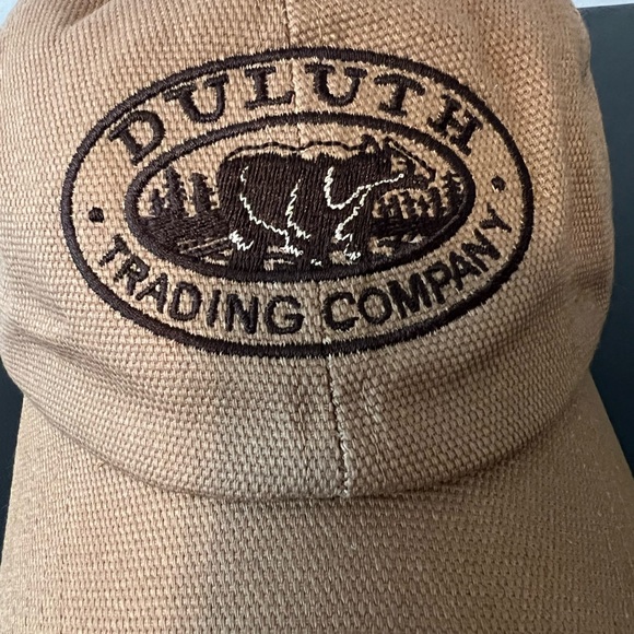 NWOT Duluth Trading Co Fleece Lined warm StrapBack Hat Cap Duck Adjustable M/L - Picture 2 of 5